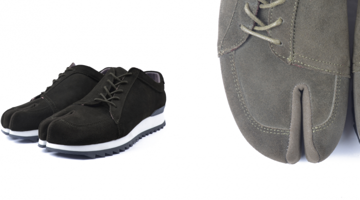 # 融合東方美學的運動鞋款：LESS × oqLiq 聯名之作 Tabi Sneakers 正式登場
