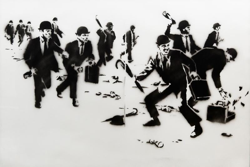 # 叛逆有理 ：Banksy 多幅作品將於本月來台展出 9