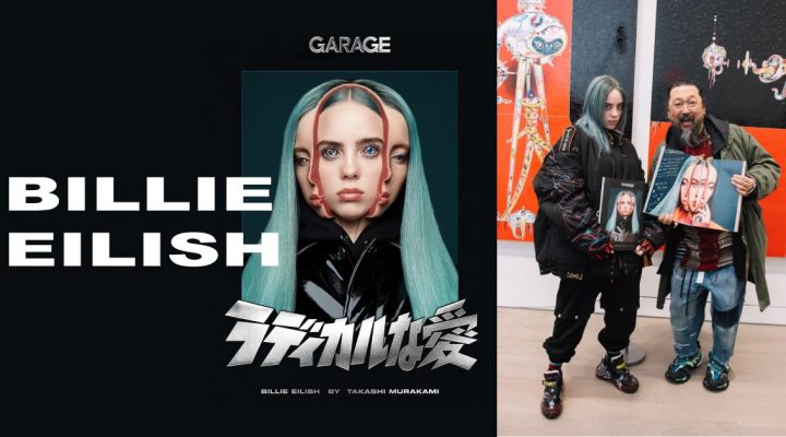 # 二大鬼才激出火花：爆紅樂壇新星 Billie Eilish 攜手日本藝術家村上隆，打造新層次前衛合作！