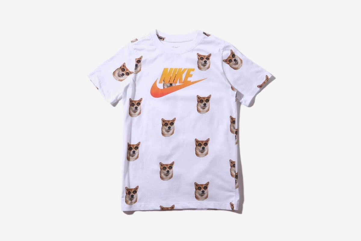 # 以世界上最會穿的狗為靈感：NIKE 發表柴犬系列 T-Shirt 4