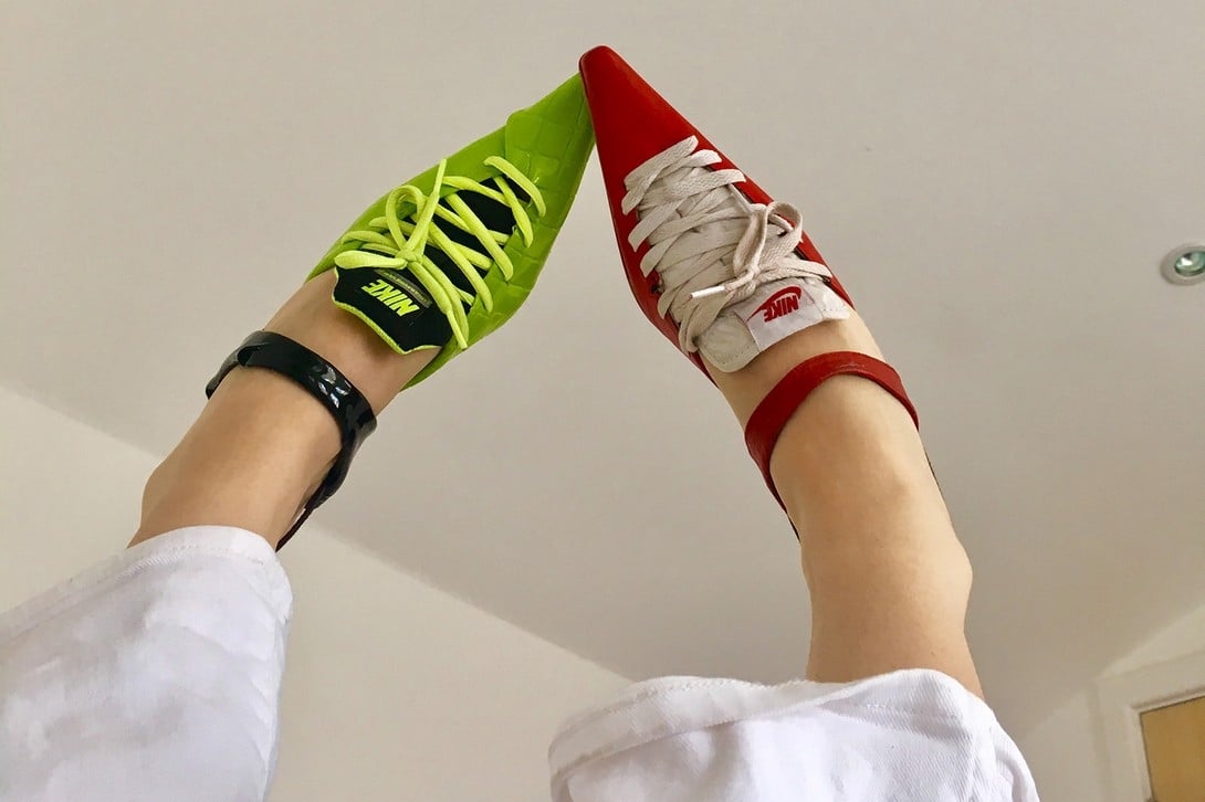 # Upcycle Shoes：Ancuta Sarca的設計究竟是運動鞋還是低跟鞋？ 1
