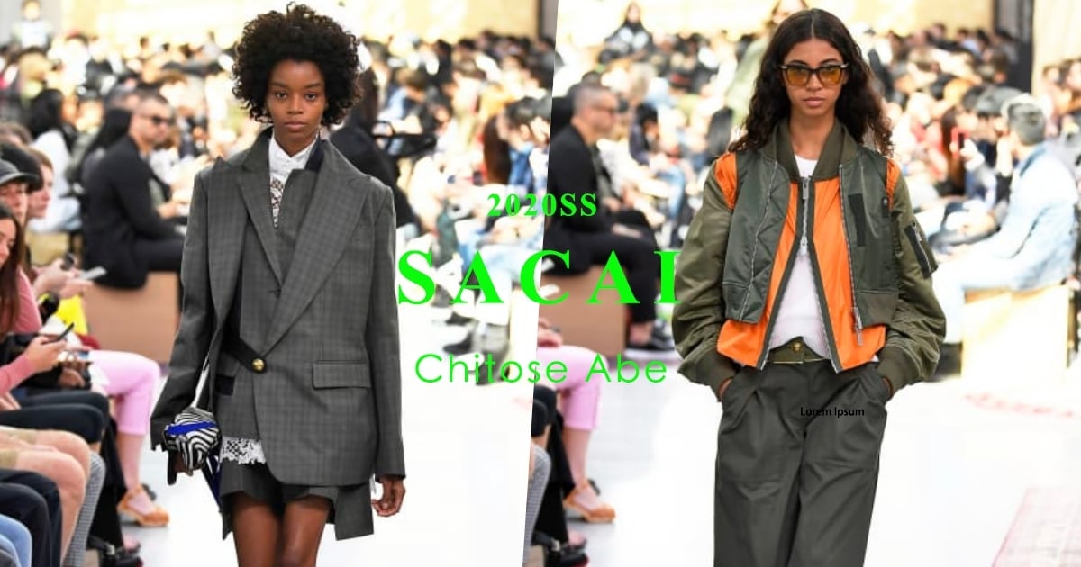 sacai 2020ss コットンシフォンブラウス+inforsante.fr