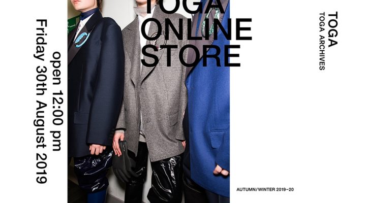 # TOGA 首間官方網店即將上線：紀念單品亦將限量開賣