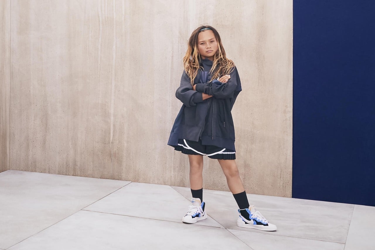 # Nike X sacai全新型錄公佈：11歲就穿上sacai的少女與大坂直美 2