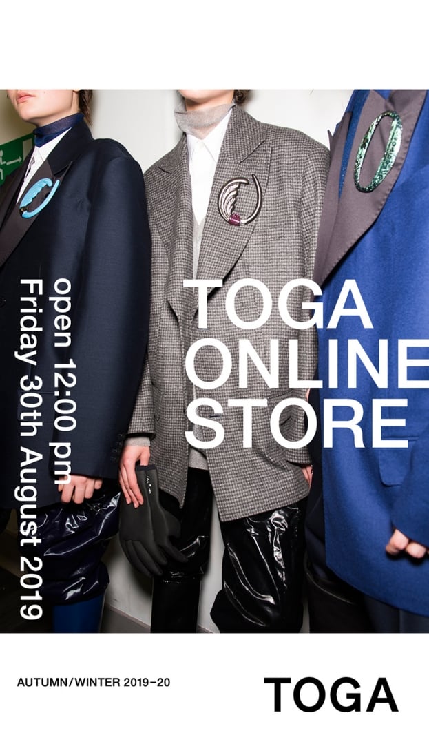 # TOGA 首間官方網店即將上線：紀念單品亦將限量開賣 1