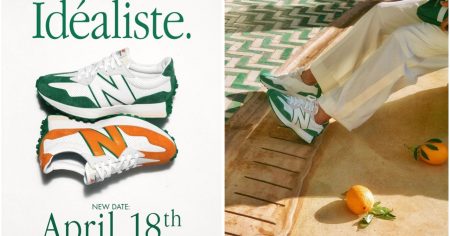 # 法式貴族運動風：CasablancaⒸ 聯名 New Balance 推出復古 327 球鞋