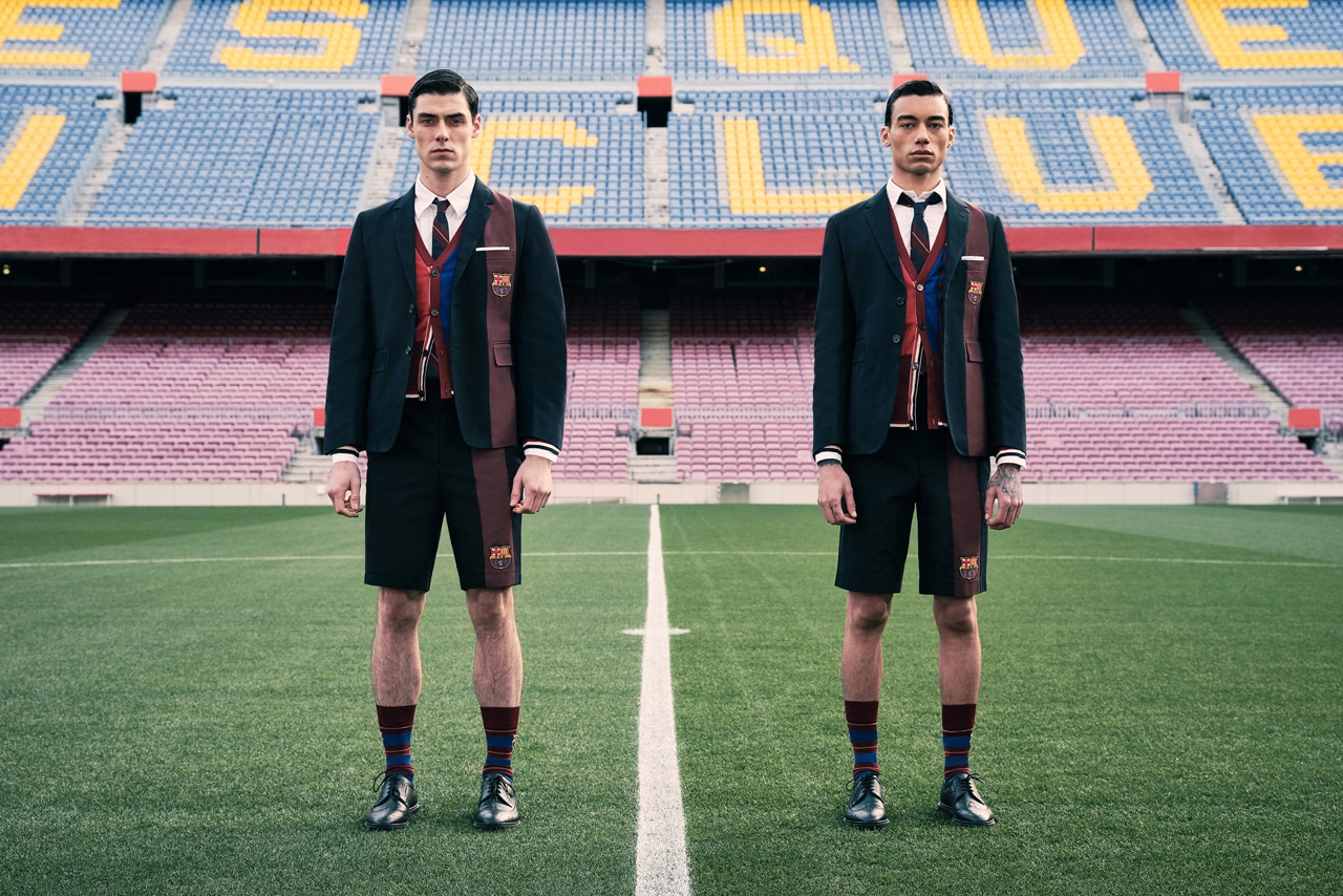 ＃ 踢足球也要保持時髦：Thom Browne x FC Barcelona 推出慈善系列 4