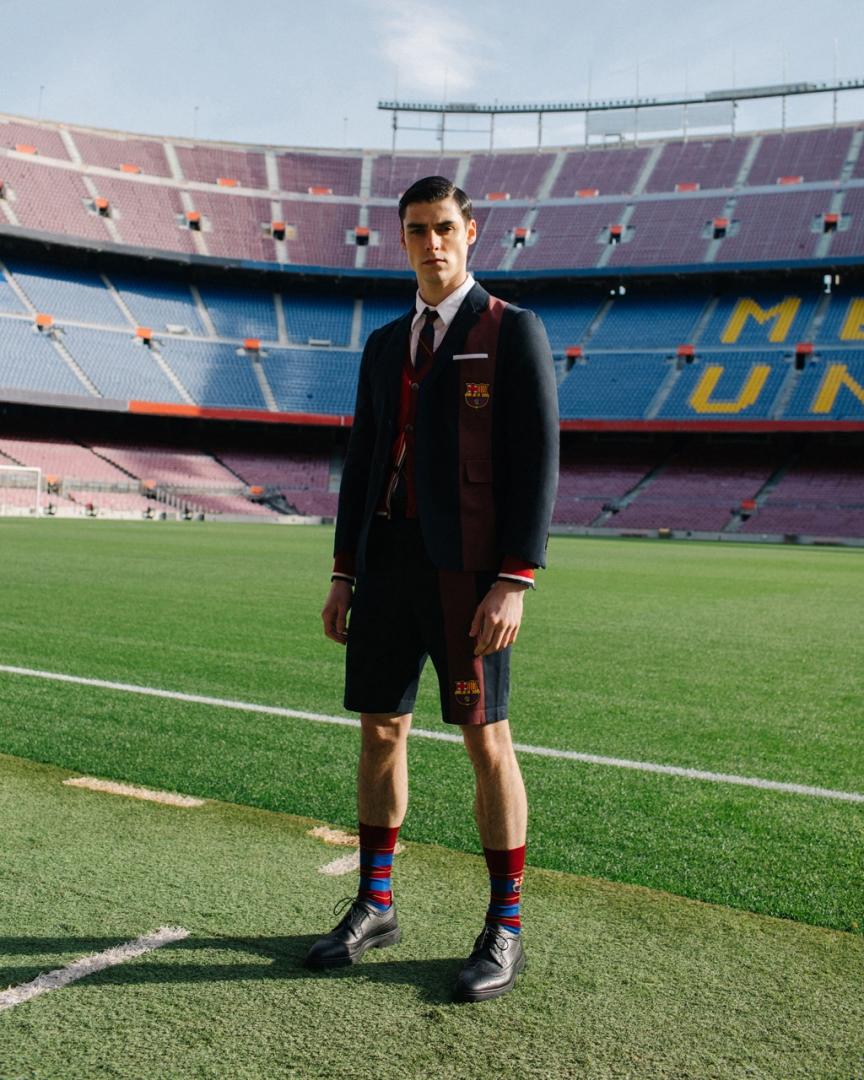 ＃ 踢足球也要保持時髦：Thom Browne x FC Barcelona 推出慈善系列 7