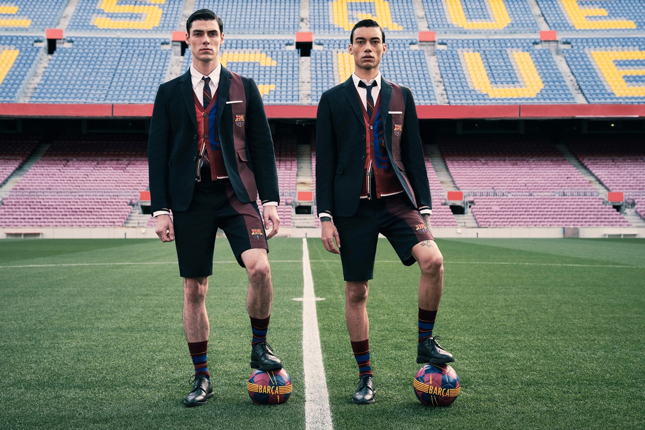 ＃ 踢足球也要保持時髦：Thom Browne x FC Barcelona 推出慈善系列 5