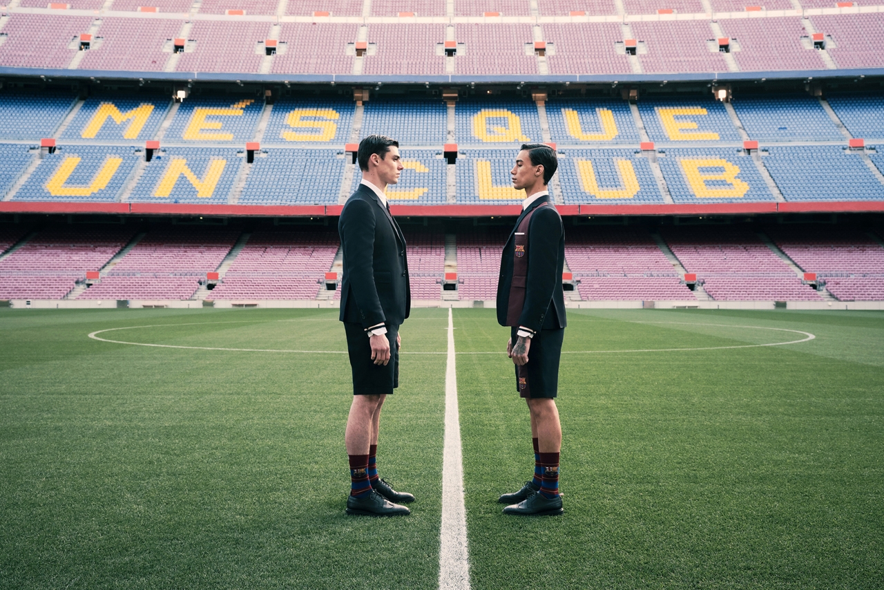 ＃ 踢足球也要保持時髦：Thom Browne x FC Barcelona 推出慈善系列 6