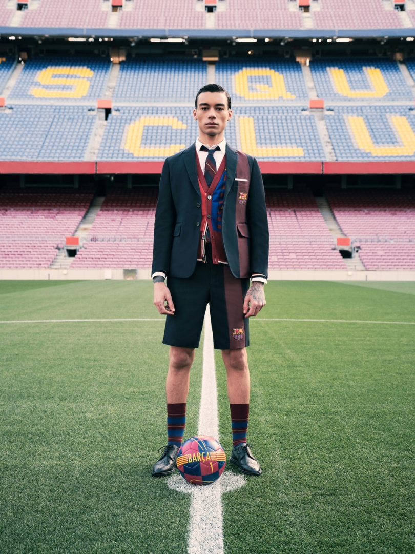 ＃ 踢足球也要保持時髦：Thom Browne x FC Barcelona 推出慈善系列 8
