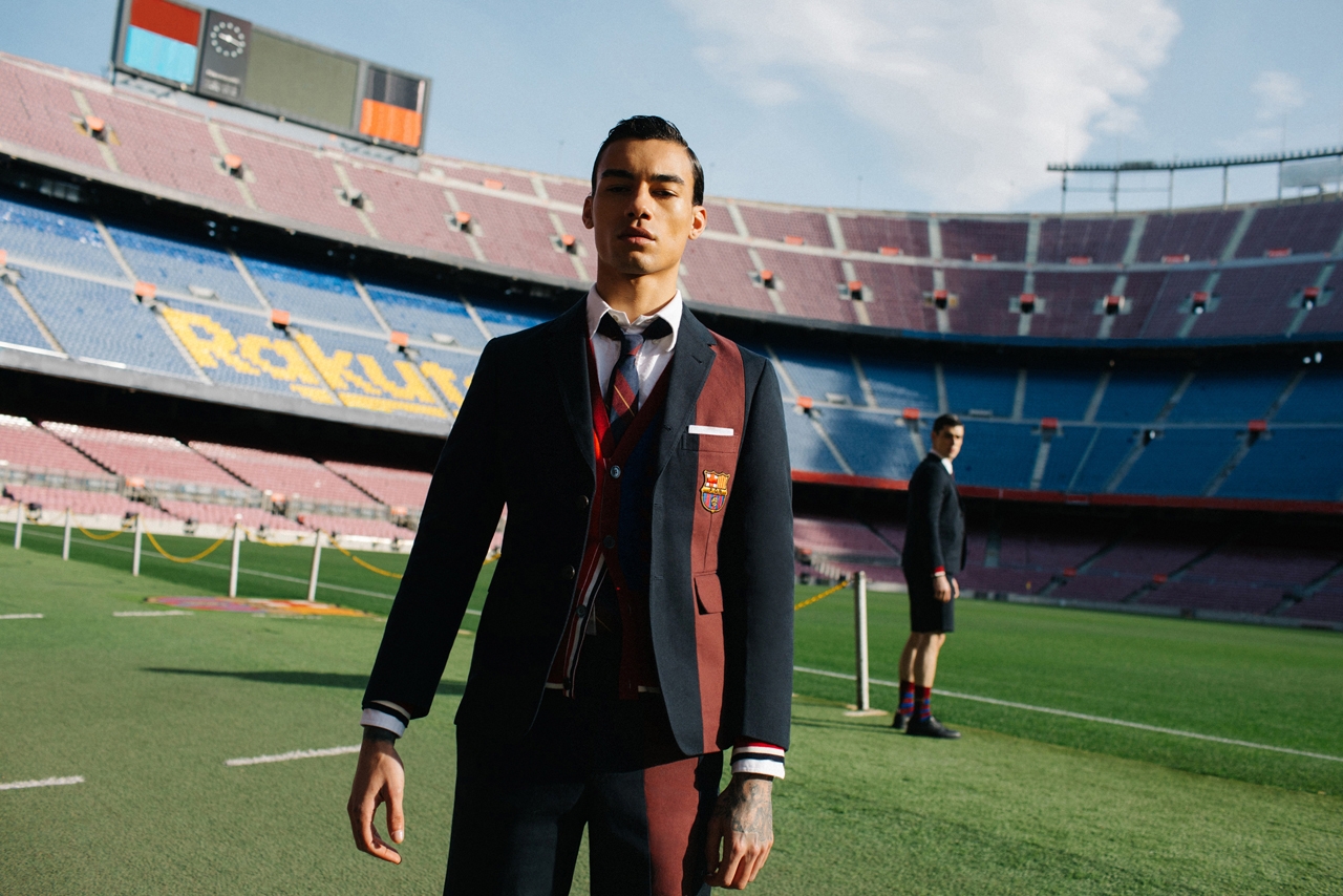 ＃ 踢足球也要保持時髦：Thom Browne x FC Barcelona 推出慈善系列 2