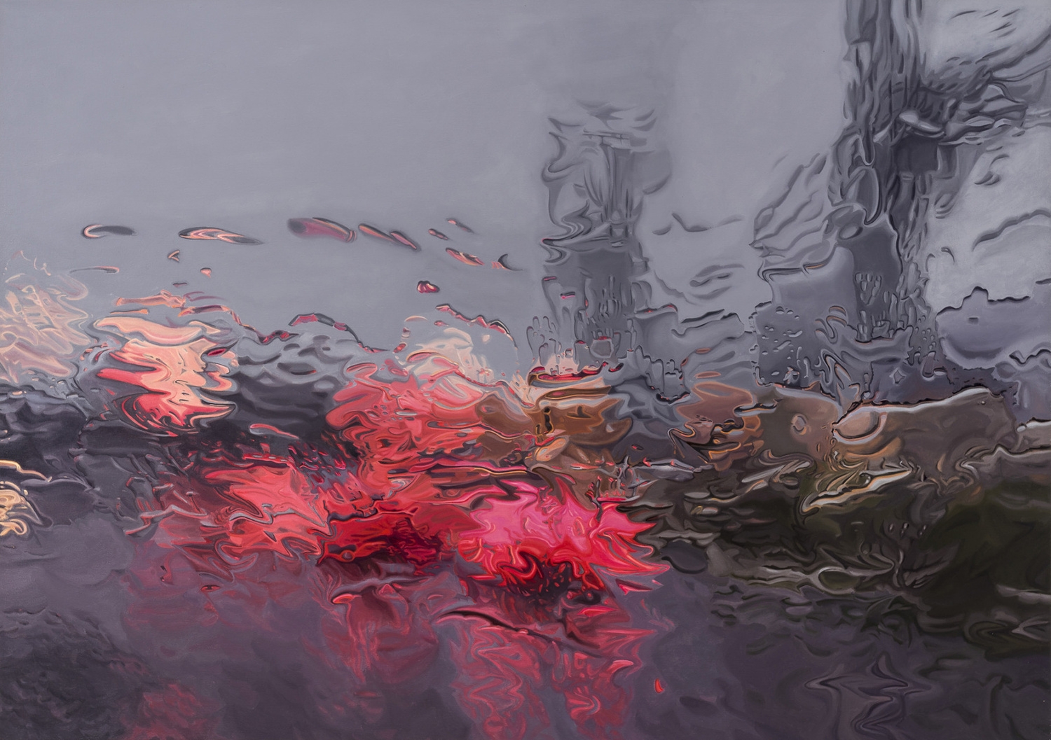 # 窗外的雨天是一幅畫：藝術家 Gregory Thielker 用畫筆重現雨季！ 3