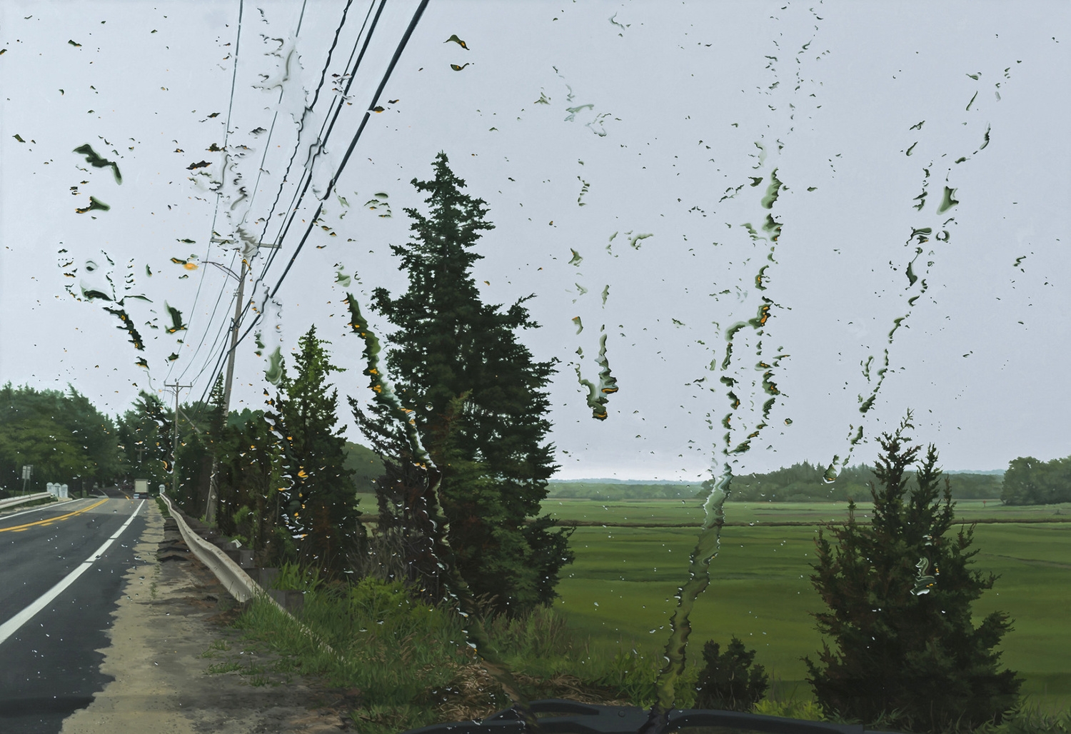 # 窗外的雨天是一幅畫：藝術家 Gregory Thielker 用畫筆重現雨季！ 10