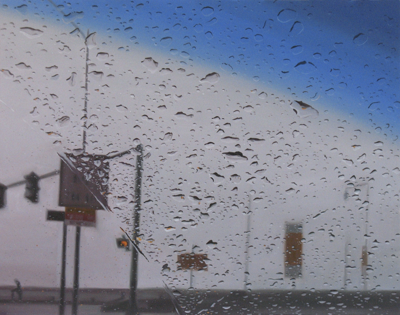 # 窗外的雨天是一幅畫：藝術家 Gregory Thielker 用畫筆重現雨季！ 5