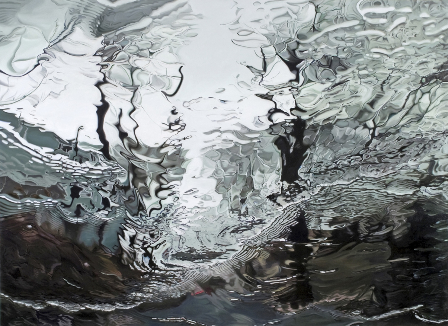 # 窗外的雨天是一幅畫：藝術家 Gregory Thielker 用畫筆重現雨季！ 9