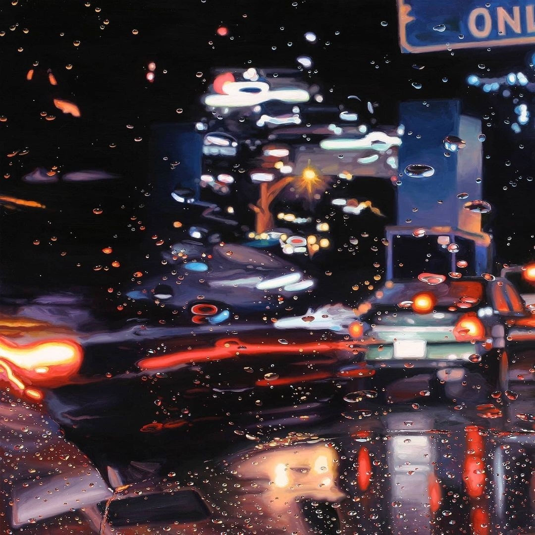 # 窗外的雨天是一幅畫：藝術家 Gregory Thielker 用畫筆重現雨季！ 1