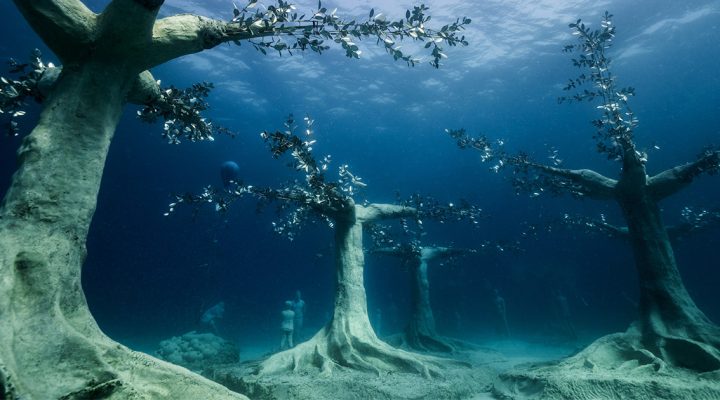 # 普通的潛水已經落伍了：Jason deCaires Taylor 在海底蓋了一座森林！