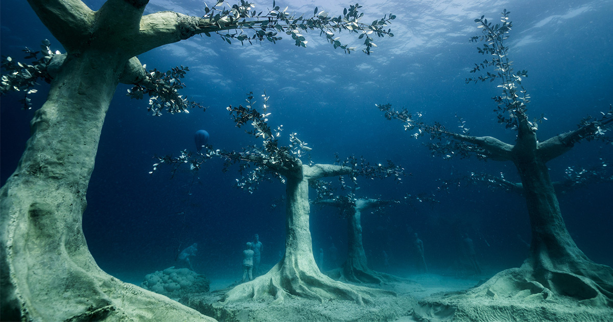 # 普通的潛水已經落伍了：Jason deCaires Taylor 在海底蓋了一座森林！