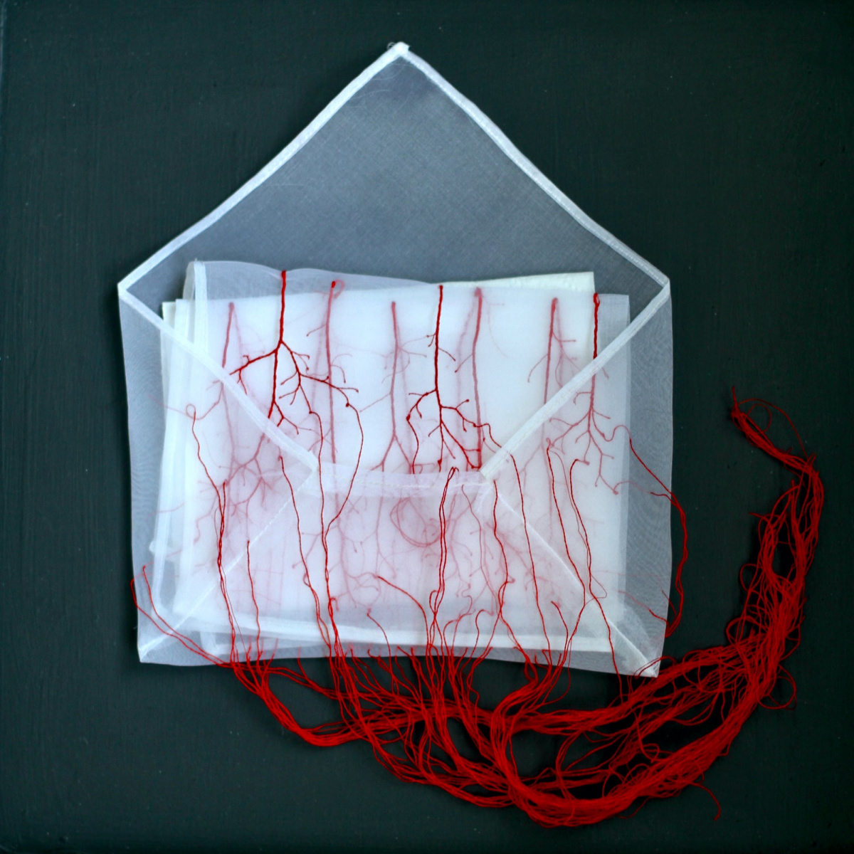 # 針與紅線就是她的紙跟筆：日本藝術家 Rima Day 難道是現代月老？ 6