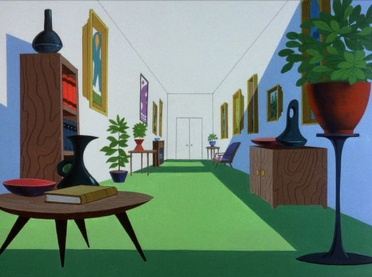 # 這些看似現代藝術的作品其實都是你小時候看的卡通：Looney Tunes Backgrounds 顛覆你對《樂一通》卡通的想像！ 1