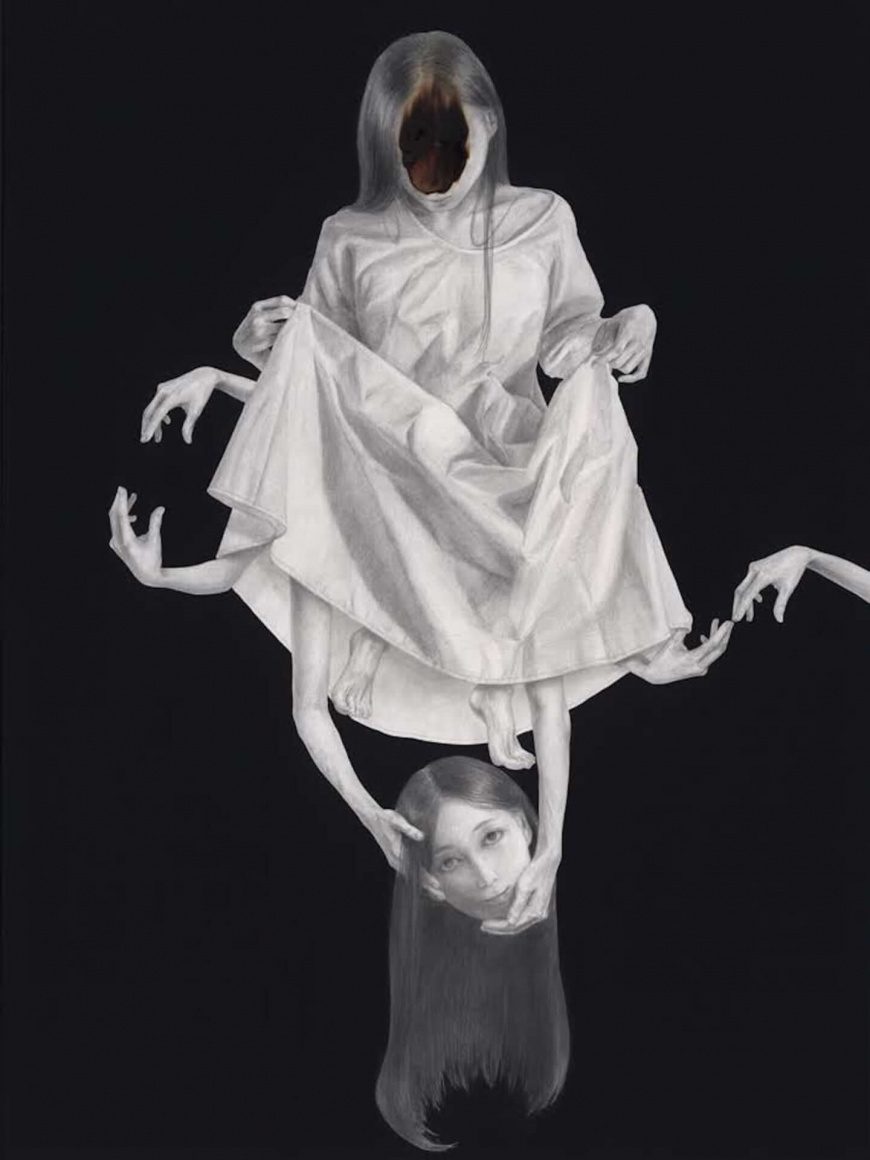 # 山本耀司都找她畫怪物：比純粹的黑暗更讓人害怕，日本藝術家內田雀的鬼魅畫作反映出人性！ 113