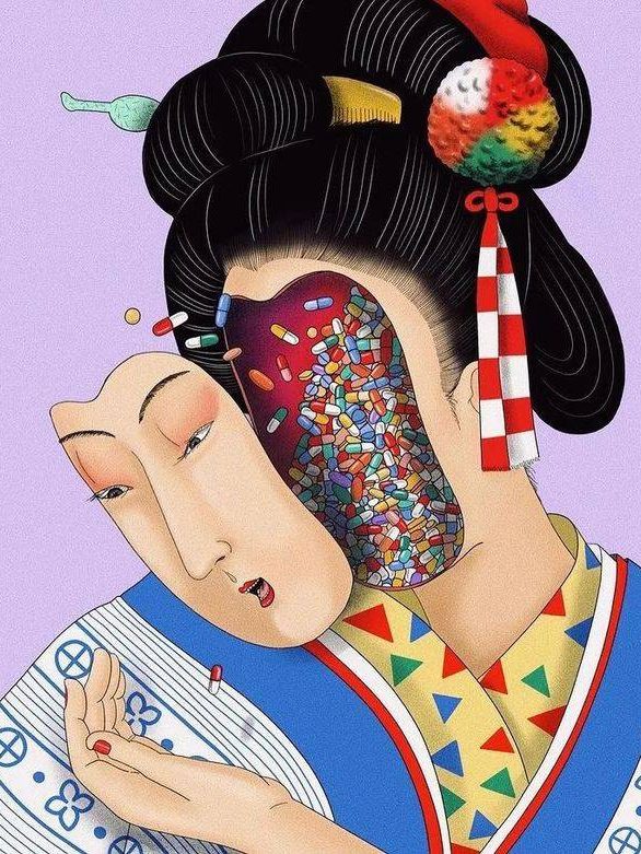 # 越是不忍直視的殘酷越真實，連 Gucci 都愛的刺青師： Miki Kim 以鮮豔的色彩剖析人們自以為的「正常」 1