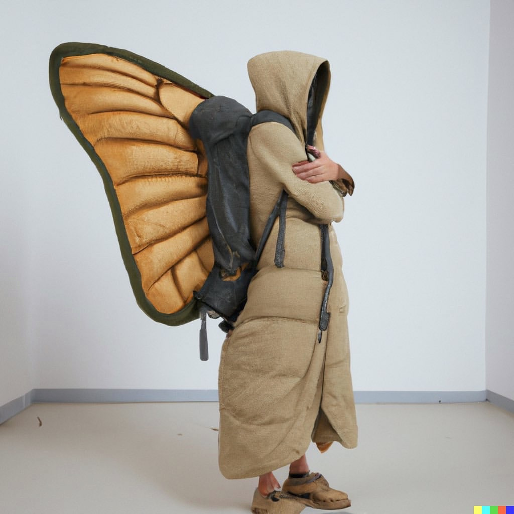 # 背上昆蟲翅膀你也能變態！機能時尚的最終形態就是這樣：@aidesign.pdf 用 AI 做出來的服裝比那些廉價機能更有創意 6