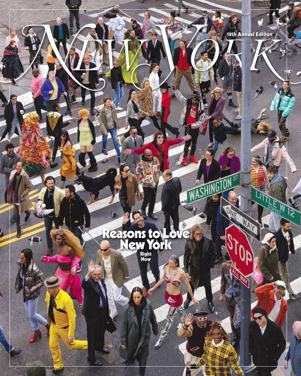 # 找來 72 位名人、用 24 小時、拍超過一萬張相片只為了一張雜誌封面：Pelle Cass x 《New York Magazine》拍出年度最佳封面 1