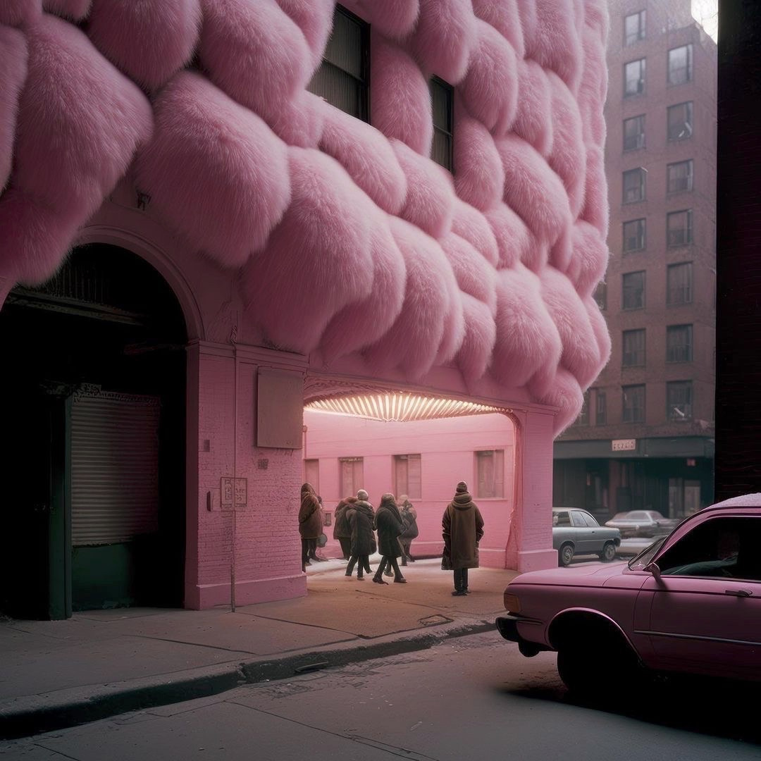 # 當整座城市被夢境入侵，他用粉紅色包裹無限想像：鬼才設計師 Andrés Reisinger 的異想世界 8