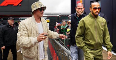 ＃絕對不能錯過的最帥合體 : 布萊德彼特與英國賽車手路易斯漢米爾頓都穿 Burberry！？